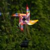 2/Pack Windmill Garden Lights Solar Wind Spinner