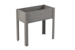 31x31x16 inch Raised Garden Bed with Legs, Elevated Wooden Planter Box for Outdoor Plants Flowers Fruits Vegetable Herb Growingg