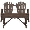 2 Piece Patio Lounge Set Solid Wood Fir
