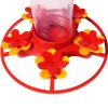 1pc Hummingbird feeder for outdoor decor; hanging bird feeder