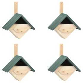Bird Houses 4 pcs 9.4"x6.3"x11.8" Firwood