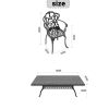 (Cushions In Random Colors)7-Piece Set Of Cast Aluminum Patio Furniture With Cushions(=OLD ITEM CODE W1710S00173)