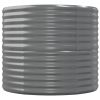 Garden Raised Bed Powder-coated Steel 59.8"x31.5"x26.8" Gray