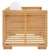 Patio Sofa Chair with Cream Cushions Solid Wood Teak
