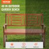 VEVOR Outdoor Bench, 48 inches Wood Garden Bench for Outdoors, 700 lbs Load Capacity Bench, Outdoor Garden Park Bench with Backrest and Armrests