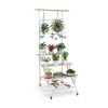 4 Tier Hanging Plant Stand with Hanging Bar