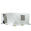 10'x12' Gazebo Cover for Hardtop Gazebos, Outdoor Universal Winter Gazebo Cover with Sidewalls and Mesh Windows