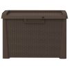 Patio Storage Box Brown 33 gal PP