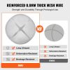 VEVOR Fire Pit Spark Screen Round 30", Reinforced Heavy Duty Steel Metal Cover, Outdoor Fire pit Lid