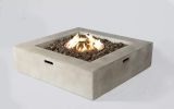 12" H Concrete Outdoor Fire Pit Table