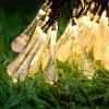 Solar String Lights; Outdoor Waterproof 248.03inch8 Modes Color Changing Novelty Patio Fairy String Lights