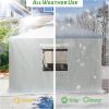 12'x16' Gazebo Cover for Hardtop Gazebos, Outdoor Universal Winter Gazebo Cover with Sidewalls and Mesh Windows