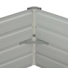 Raised Garden Bed Anthracite 50.8"x50.8"x17.7"
