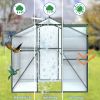 Polycarbonate Greenhouse,6'x 8' Heavy Duty Walk-in Plant Garden Greenhouse