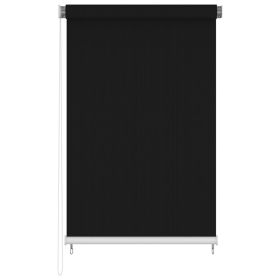 Outdoor Roller Blind 55.1"x90.6" Black
