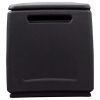 Patio Storage Box 37.8"x20.9"x22.4" 60.8 gal Dark Gray and Black