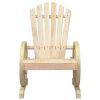 3 Piece Patio Lounge Set Solid Wood Fir