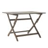 POSITANO FOLDABLE DINING SET, GREY