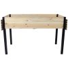 Raised Garden Bed, Metal Leg Wood Planter Boxes