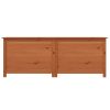 Patio Cushion Box Brown 59.1"x19.7"x22" Solid Wood Fir