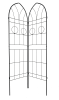 4 Pack Metal Garden Trellis 78.7" x 19.7" Rustproof Trellis for Climbing Plants Outdoor Flower Support Black