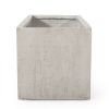 OUTDOOR LARGE SQUARE MGO PLANTER