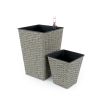 2 Pack Smart Self watering Square Planter