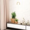 2-Pack Smart Self-watering Planter Pot for Indoor and Outdoor - Light Wood - Square Cone - as Pic