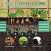 6x3x1ft Galvanized Raised Garden Bed,