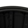 3-in-1 Patio Storage Box Black Polypropylene