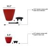 2-Pack Smart Self-watering Planter Pot