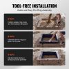 VEVOR Fire Pit Ring Square 36x36 in Outer Steel Liner DIY Campfire Ring Firepit