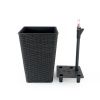 2 Pack Smart Self watering Square Planter.
