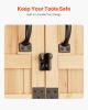 Outdoor Wooden Storage Shed Waterproof Garden Tool Shed with Lock 58x78 inch