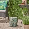Elephant Garden Stool, Copper Patina
