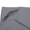Outsunny 9.8' x 9.8' Gazebo Replacement Canopy, 2-Tier Top UV Cover for 9.84' x 9.84' Outdoor Gazebo, Dark Gray (TOP ONLY)