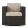 PUERTA MP1 SWIVEL CHAIR-DARK BROWN