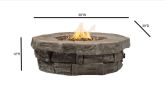 12" H x 39" W Outdoor Fire Pit Table CM-1020