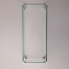 Rectangular Glass Wind Guard for Fire Pit W85335465