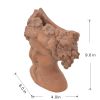 8x4x9" Visage Head Bust Planter,