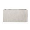 OUTDOOR LARGE SQUARE MGO PLANTER