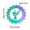 1pc 3D Colorful Rotating Wind Spinner Hummingbird Flowing Wind Chimes