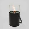 Black Ethanol Fire Pit, Tabletop Fire Pit, Mini Fire Pit, Portable Fireplace