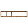 Planter Rusty 78.7"x15.7"x15.7" Weathering Steel