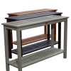 Eucalyptus Console Table, Silver Gray