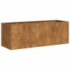 Planter Rusty 47.2"x15.7"x15.7" Weathering Steel