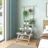 4 Tier Hanging Plant Stand with Hanging Bar