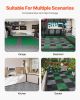 VEVOR Interlocking Drainage Mat, 12'x12' Modular Cushion Durable PP Material, 24 Pcs Splicing Drainage Mats