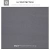 Outsunny 9.8' x 9.8' Gazebo Replacement Canopy, 2-Tier Top UV Cover for 9.84' x 9.84' Outdoor Gazebo, Dark Gray (TOP ONLY)