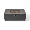 40'' SQUARE IRON FIRE PIT - 50 000 BTU (Tank cover not Included)